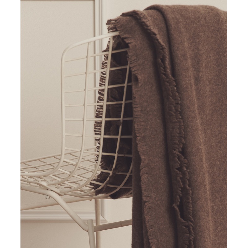 Lofty Cashmere Blanket Mocha OS