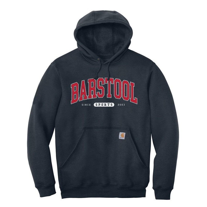 Barstool Sports Premium Hoodie Navy S