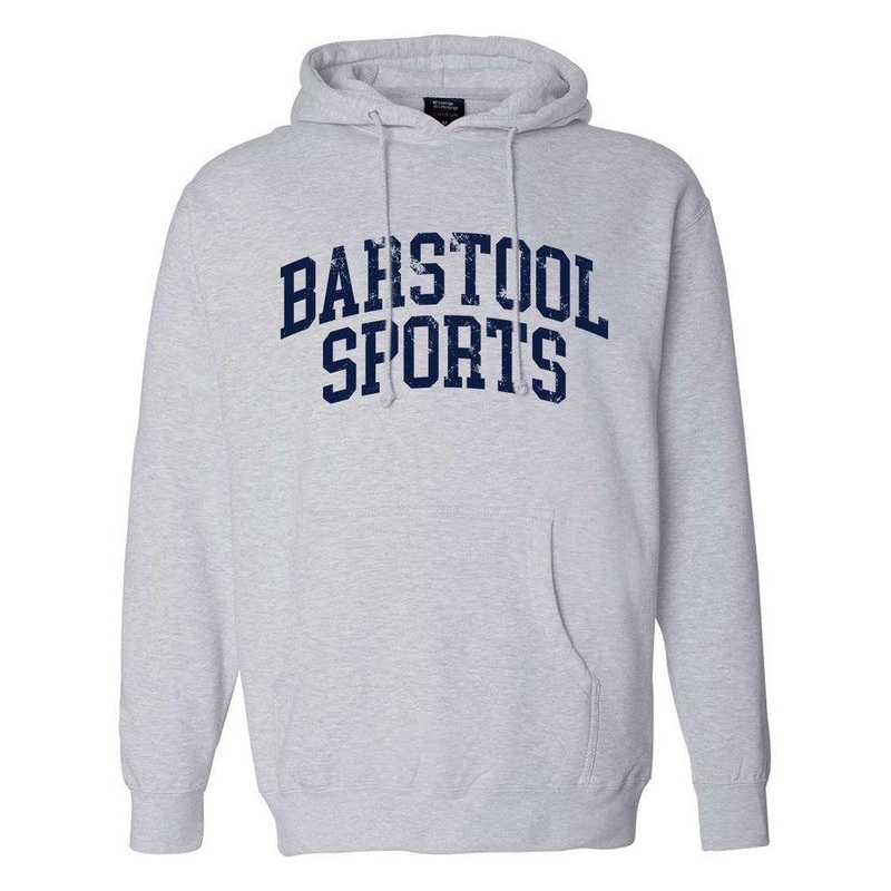 Barstool Sports Vintage Hoodie Grey S