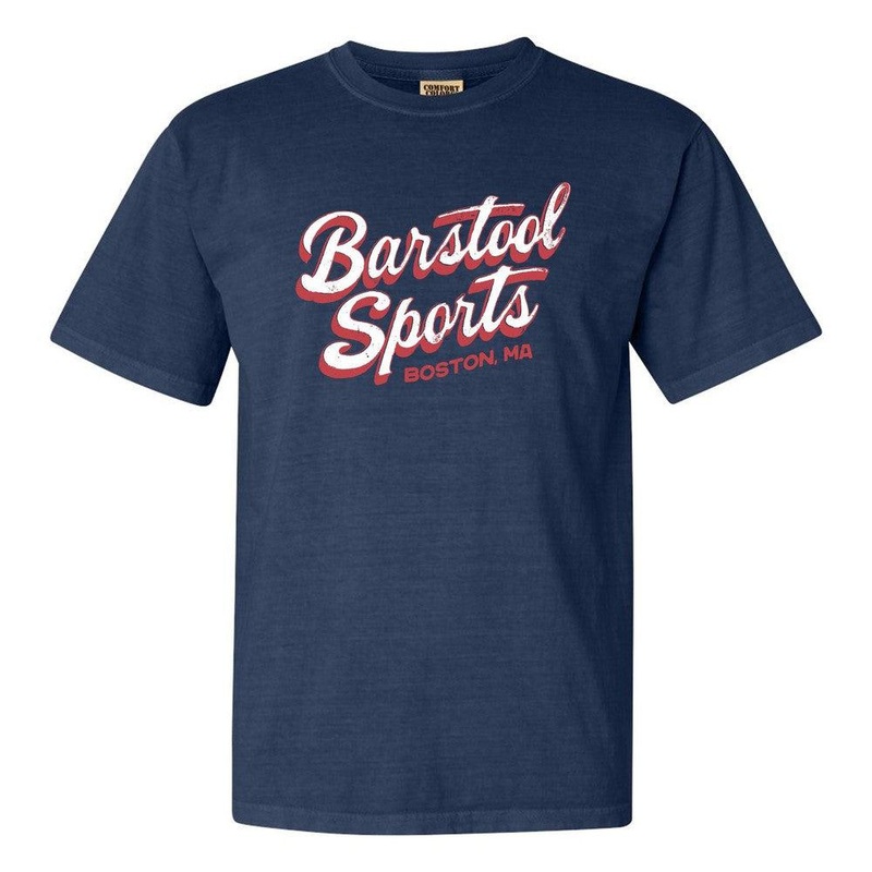 Barstool Sports Vintage Tee Navy S