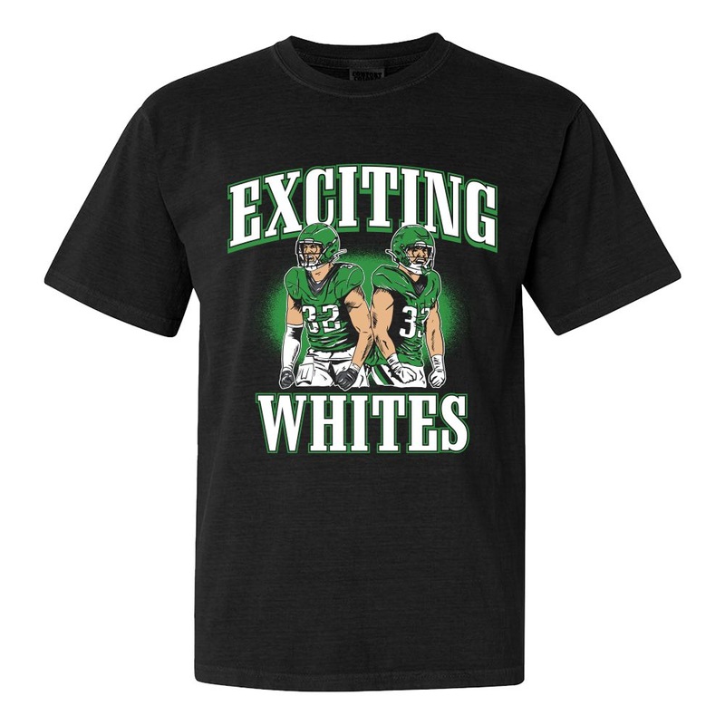 Exciting Whites Tee Black S