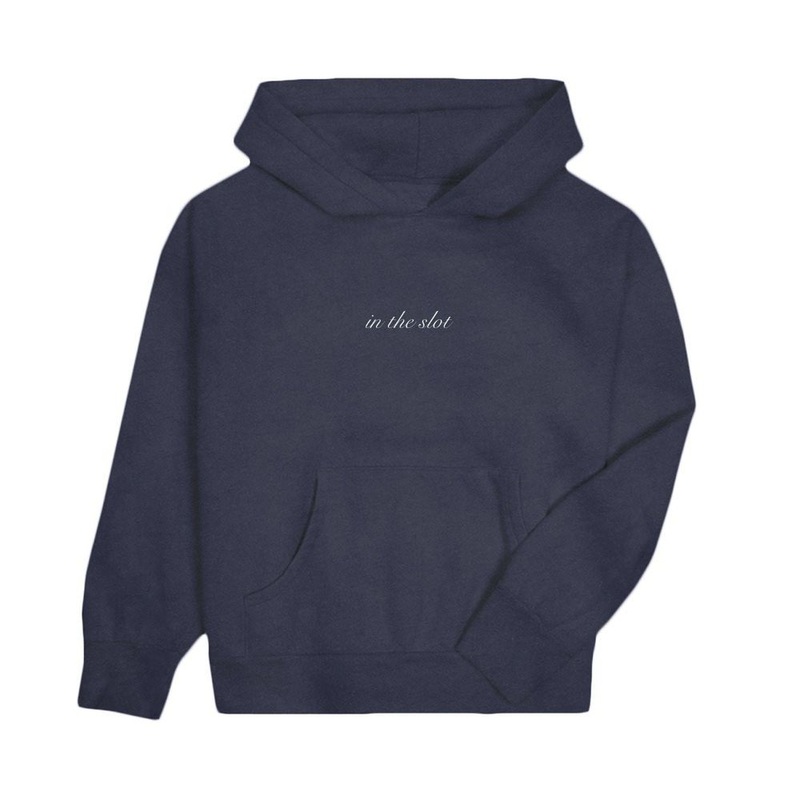 In The Slot Embroidered Hoodie Navy XS