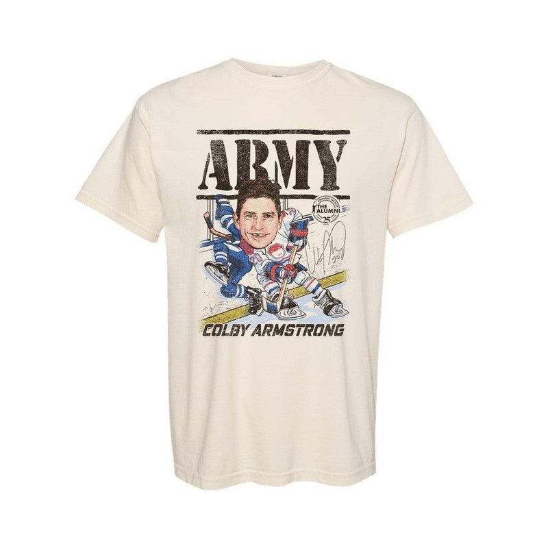 Spittin Chiclets x NHL Alumni Association Army Tee Ivory S