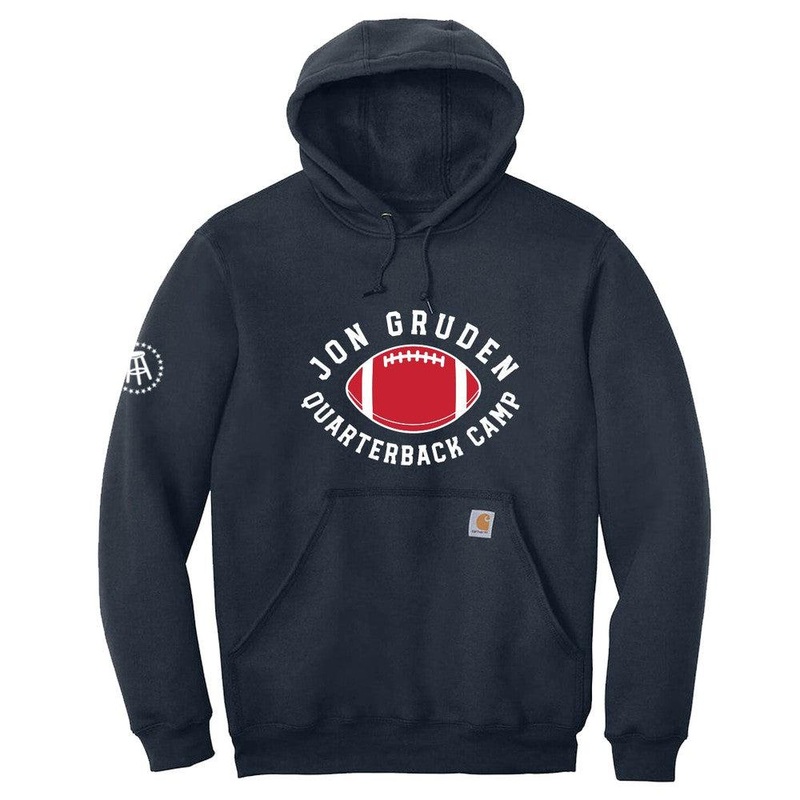 Gruden QB Camp Premium Hoodie Navy S