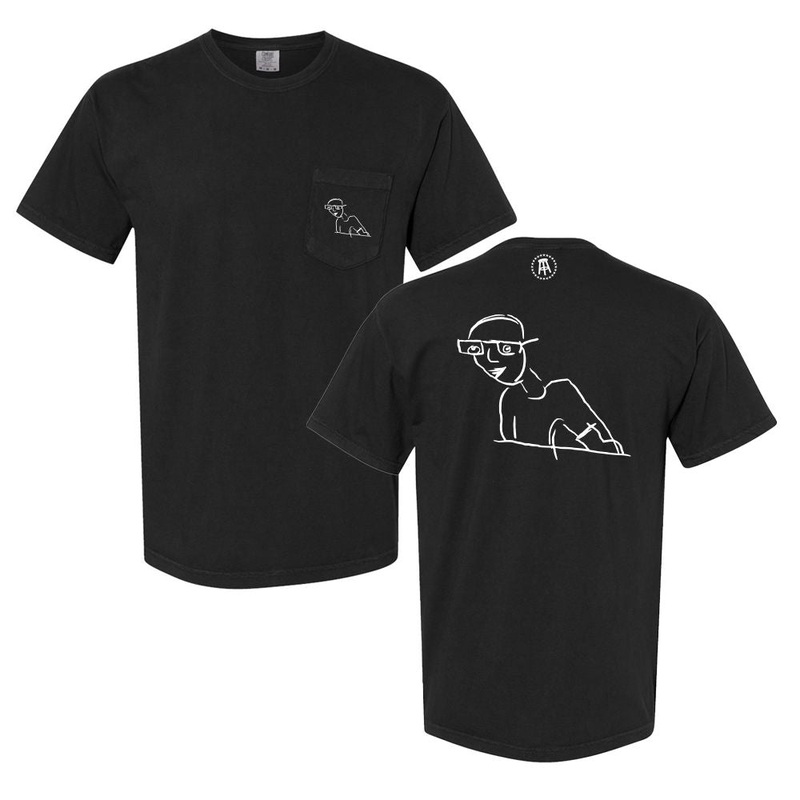 Kirk Minihane Drawing Pocket Tee Black S