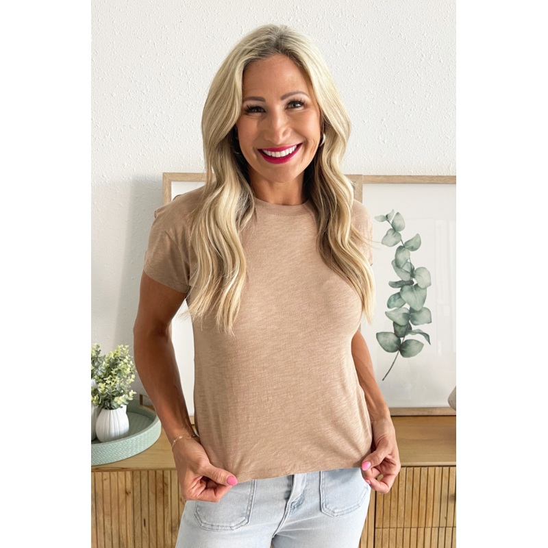 Modern Slub Tee White XS