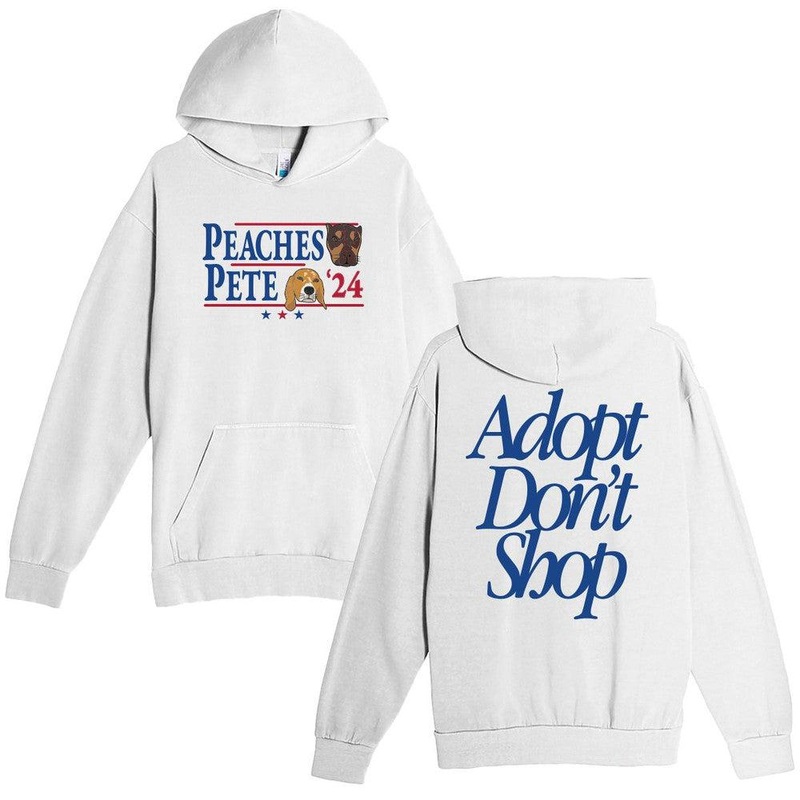 Peaches Pete ’24 Hoodie White S