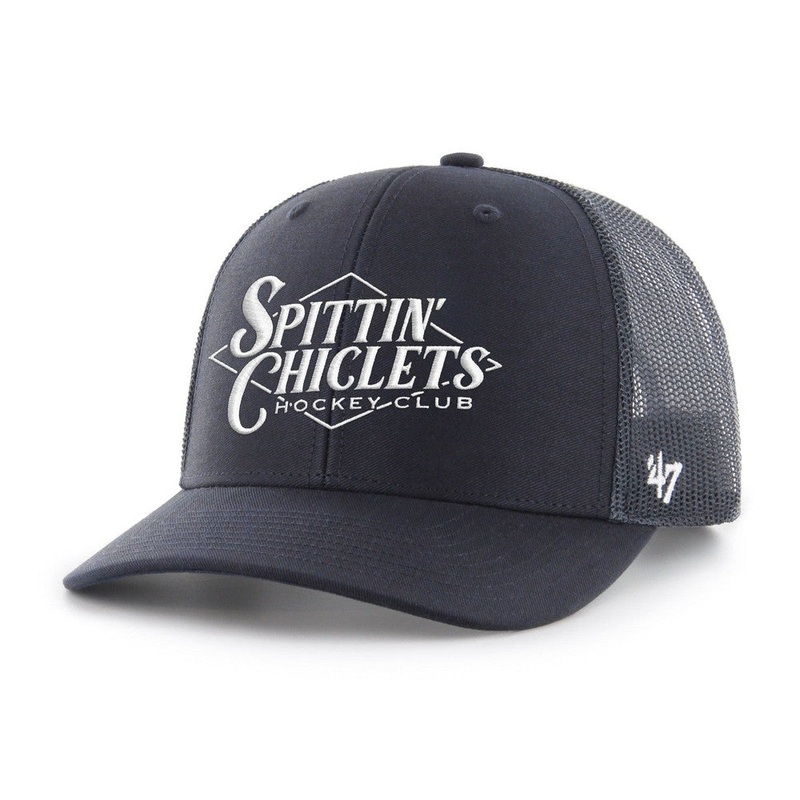 Spittin Chiclets ’47 HITCH Trucker Hat Navy One Size