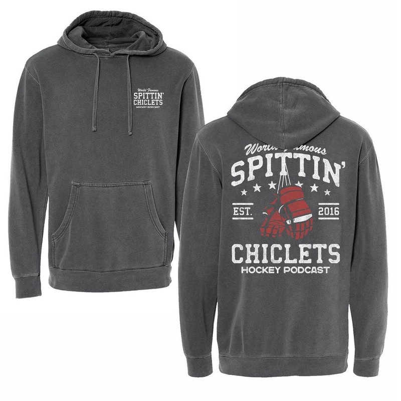 Spittin Chiclets World Famous Hoodie Charcoal S