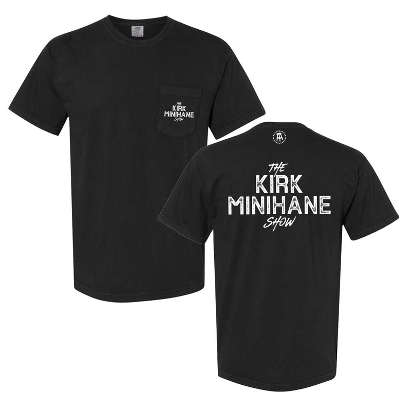 The Kirk Minihane Show Pocket Tee Black S