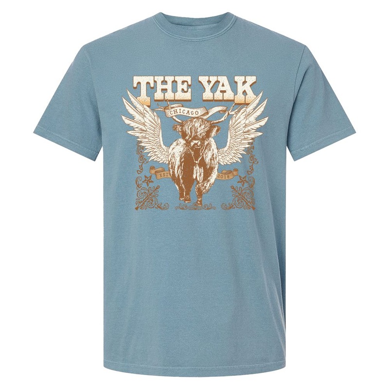 The YAK Yak Tee Blue S