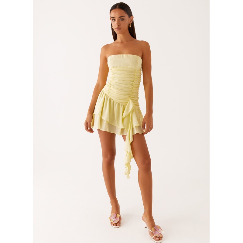 Viviana Mini Dress – Yellow Yellow US 0
