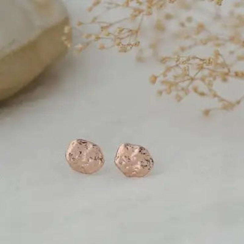 Alanis Studs Rose Gold