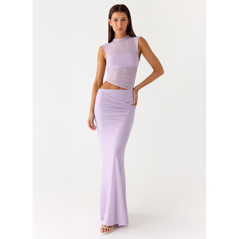 Briony Maxi Dress – Lavender Lavender US 0