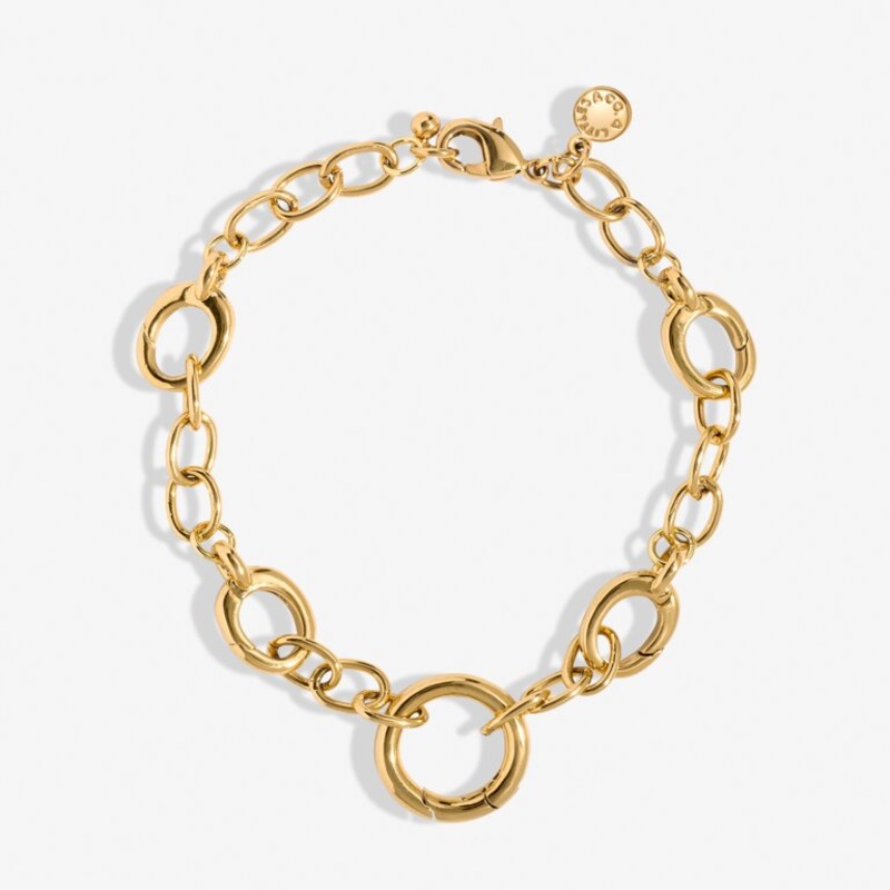 Chunky Cable Chain Bracelet Gold Coated