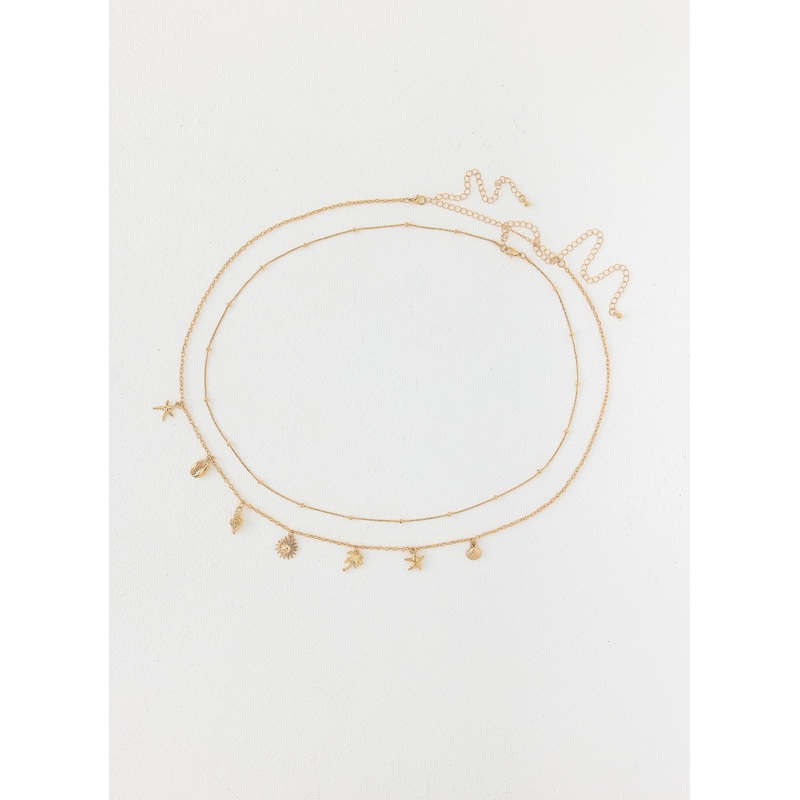 Ciao Charm Belly Chain – Gold Gold One Size