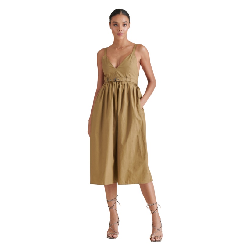 Juno Dress, Gothic Olive 0