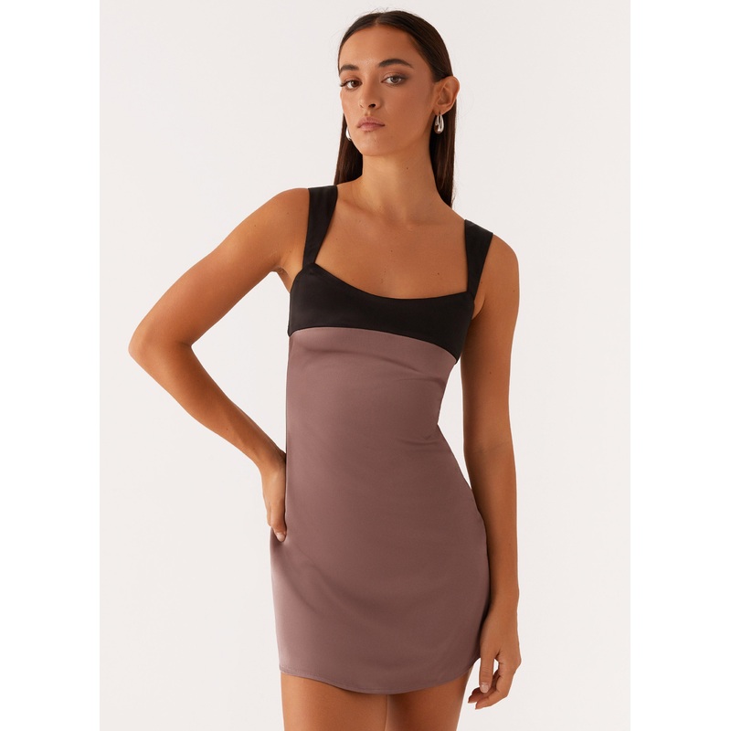 Odette Satin Mini Dress – Steel Me Away Steel Me Away US 0
