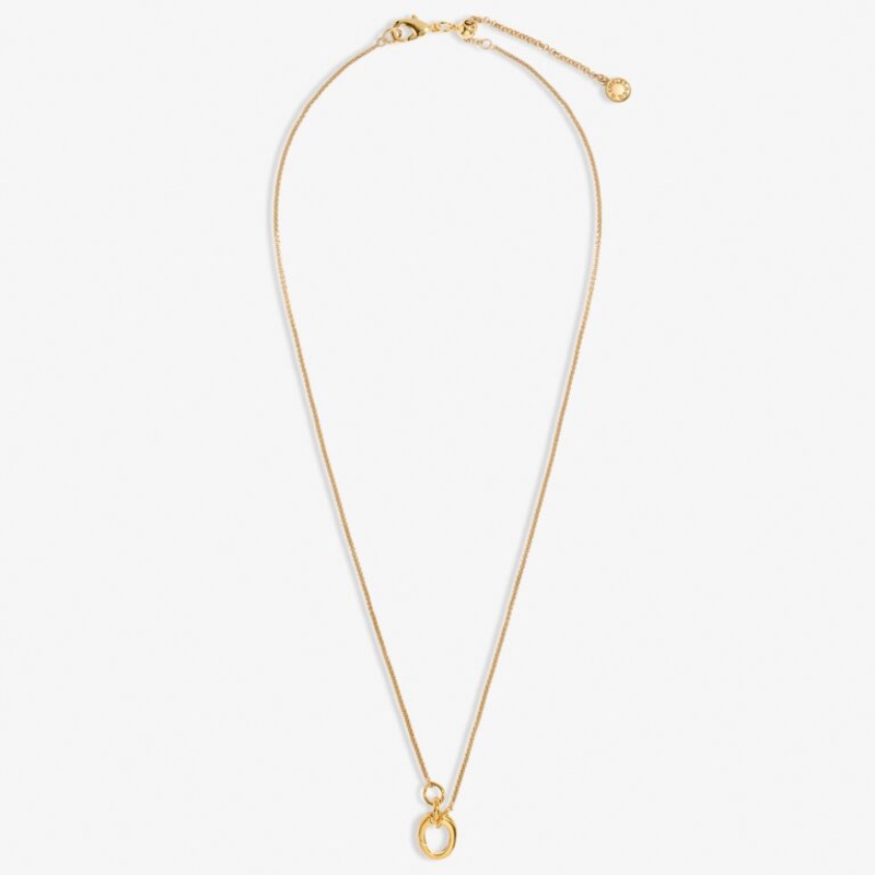 Rolo Chain Necklace Gold Coated