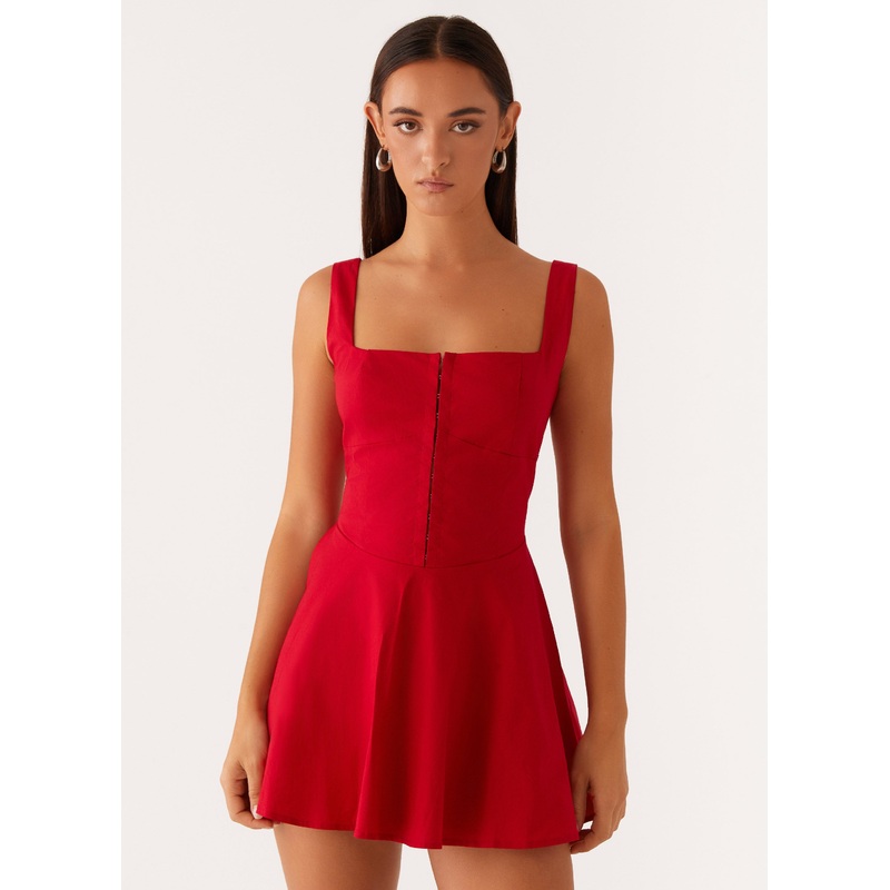 The Isle Mini Dress – Red Red US 0
