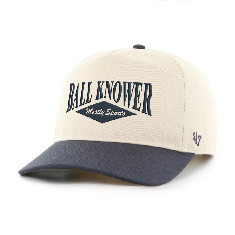 Ball Knower Diamond ’47 HITCH Snapback Hat Navy One Size