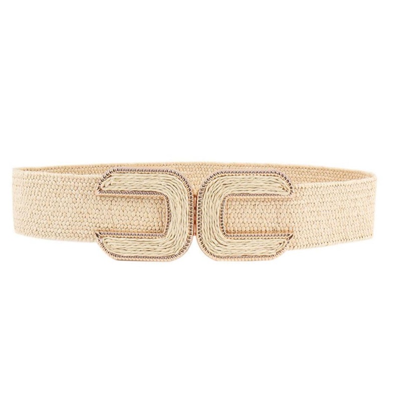 Double C Belt Ivory