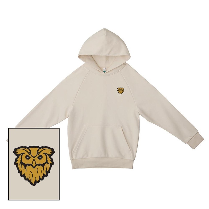 Owl Premium Hoodie Cream S