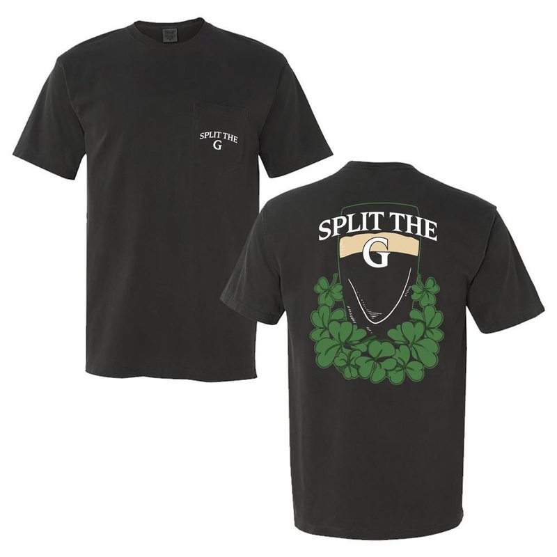Split The G Pocket Tee Black S