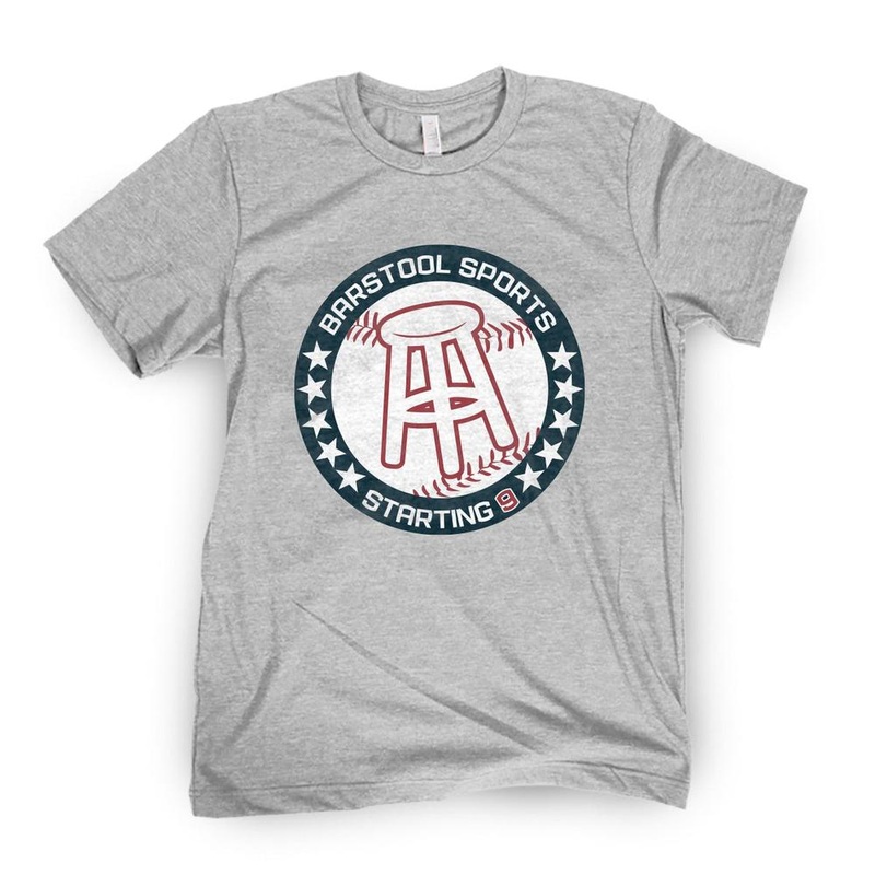 Starting 9 Logo Tee Grey S