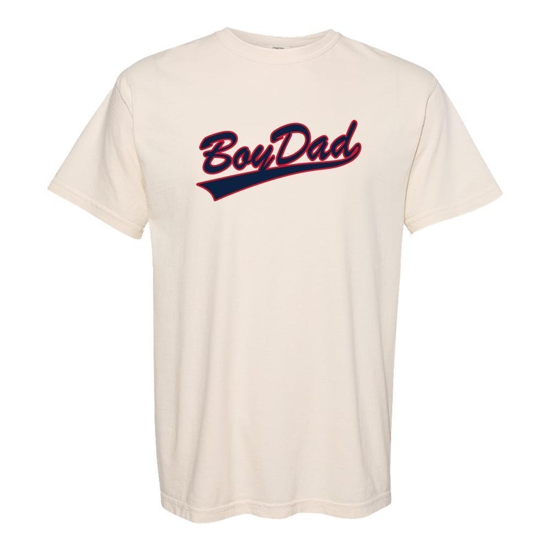 Boy Dad Varsity Tee Ivory S