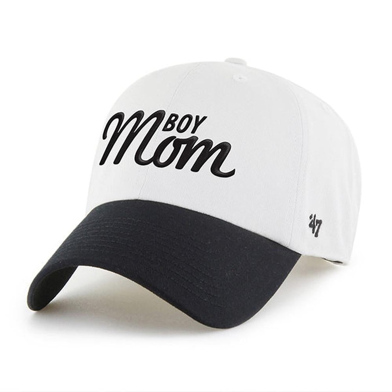 Boy Mom ’47 Two Tone Clean Up Hat Black One Size