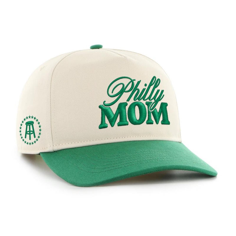 Philly Mom ’47 Two Tone HITCH Snapback Hat Green One Size