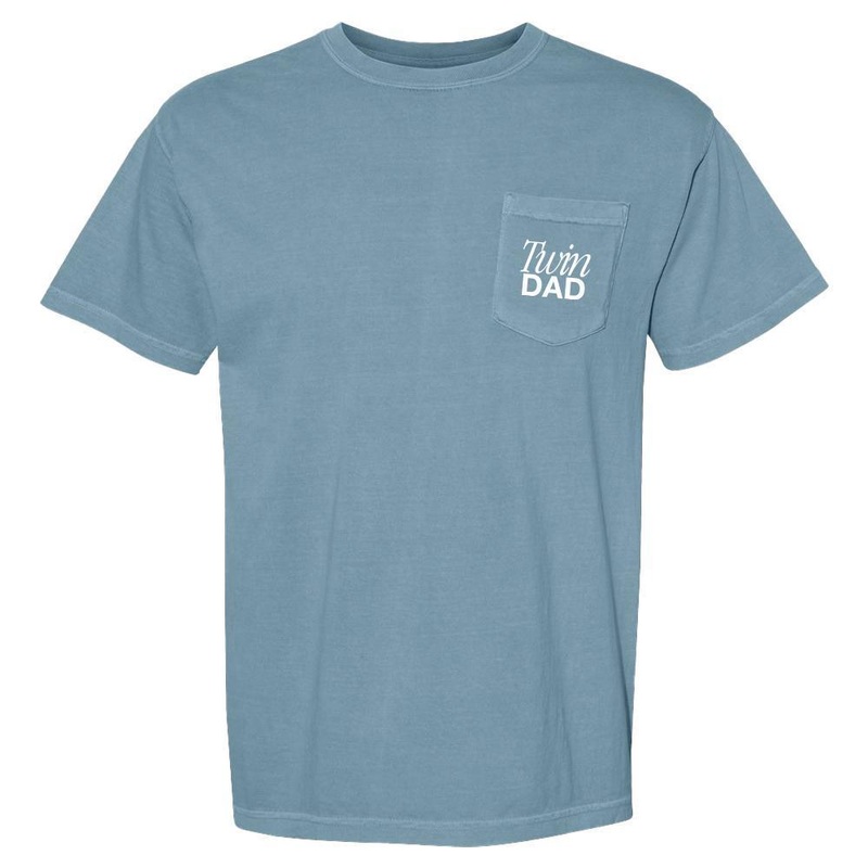 Twin Dad Pocket Tee Blue S