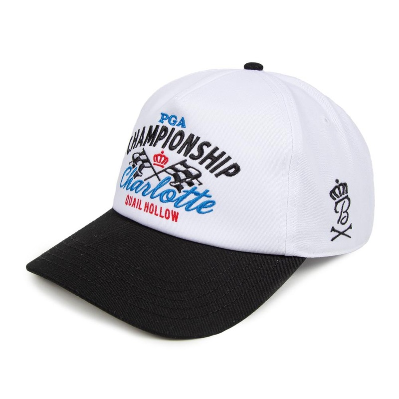 Barstool Golf x PGA Championship Race Car Roscoe Snapback White One Size