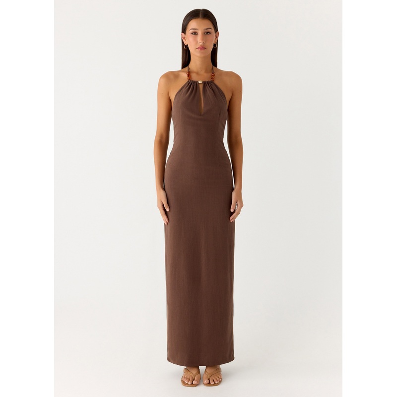 Bloomers Maxi Dress – Brown Brown US 0