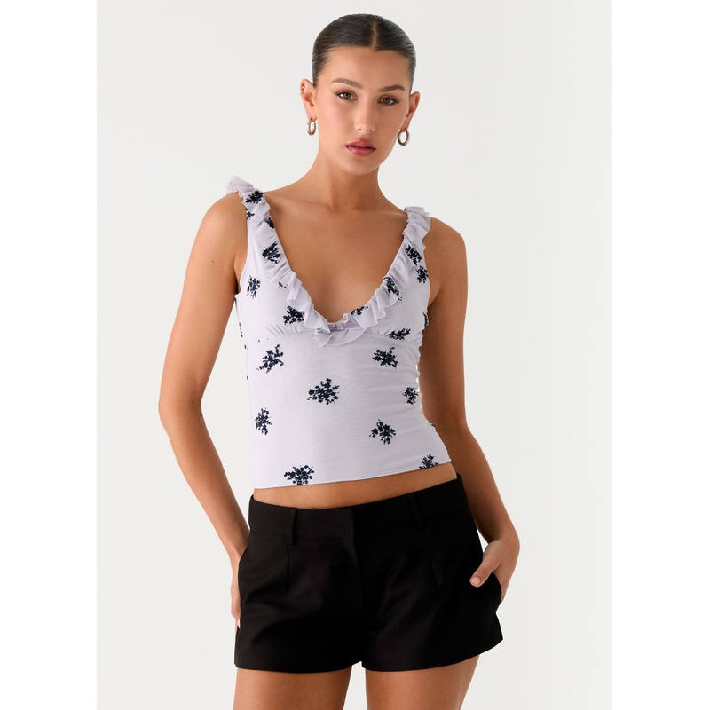 Milena Cami Top – Lilac Lilac US 0