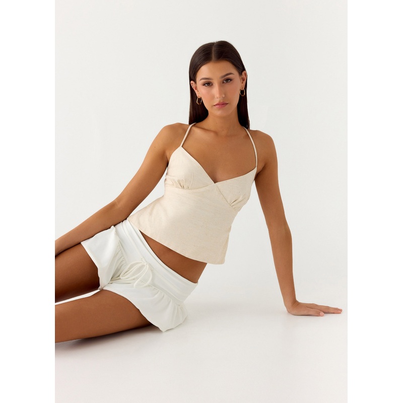 Sangria Top – Oatmeal Oatmeal US 0