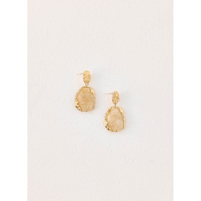 Balmy Glow Earrings – Gold Gold One Size
