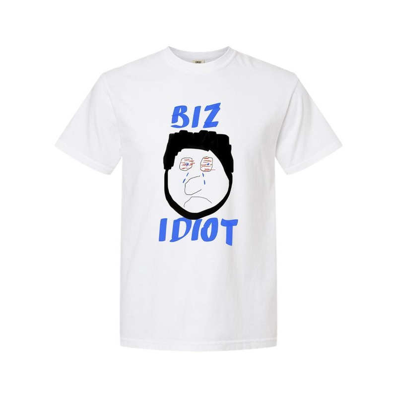 Biz Idiot Tee White S