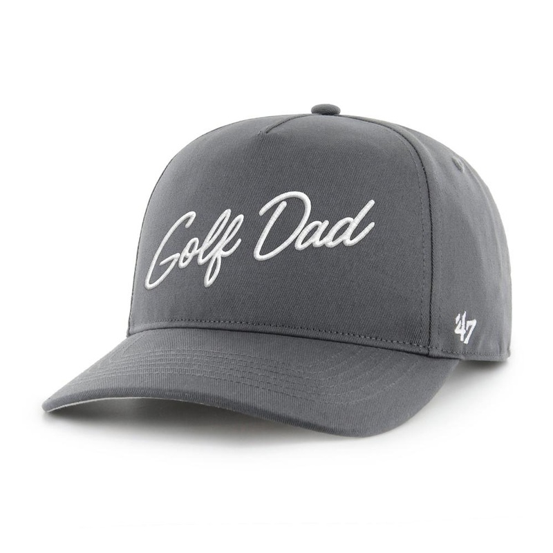 Golf Dad ’47 HITCH Snapback Hat Charcoal One Size