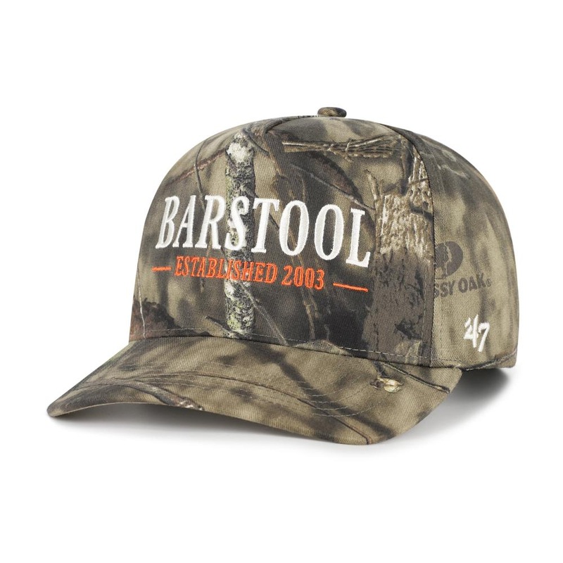 Barstool Sports x Mossy Oak Camo ’47 HITCH Snapback Hat Camo One Size