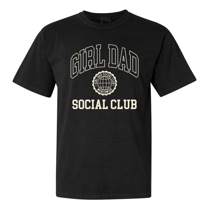 Girl Dad Social Club Tee Black S