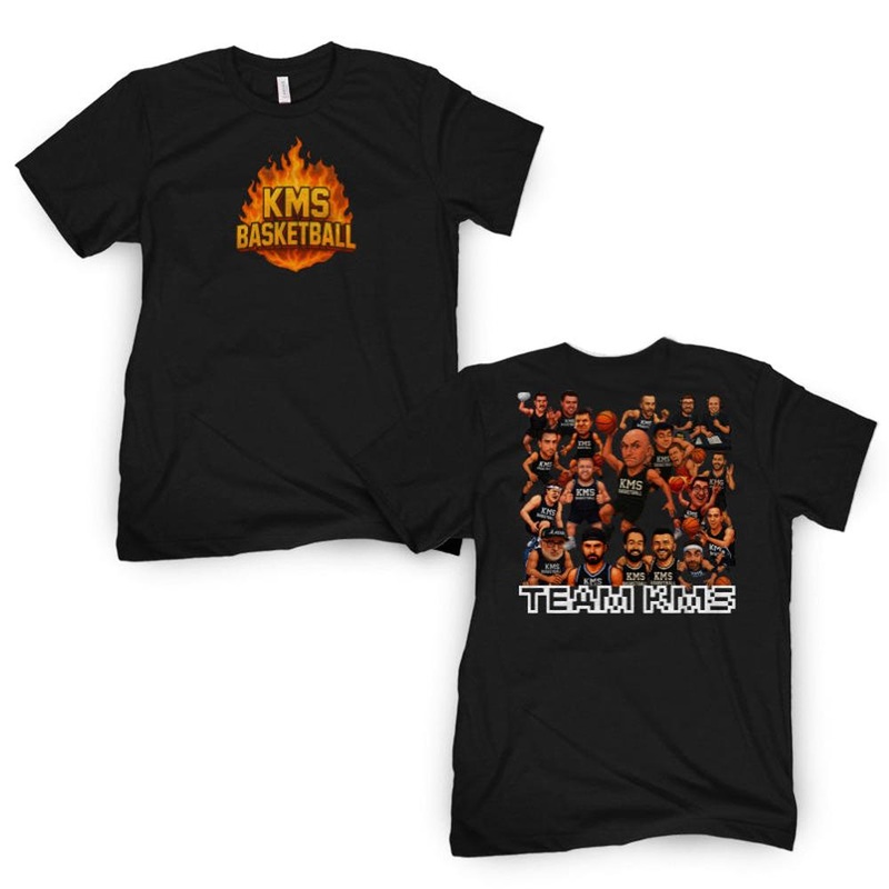 KMS Basketball Tee Black S
