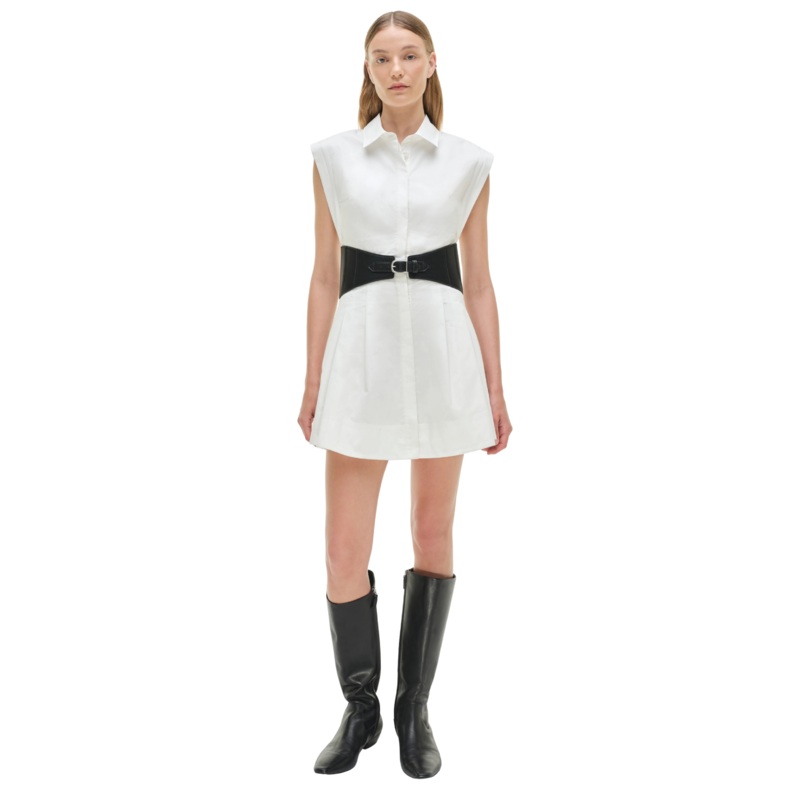 Adler Mini Dress, White XS