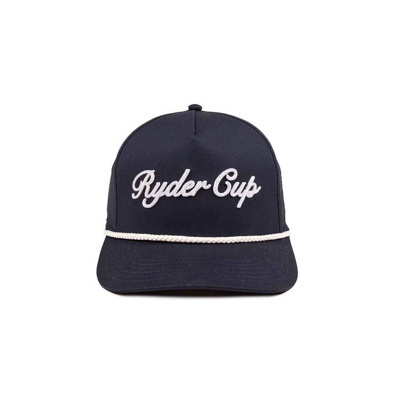 Barstool Golf x Ryder Cup Chainstitch Rope Snapback Hat Navy One Size