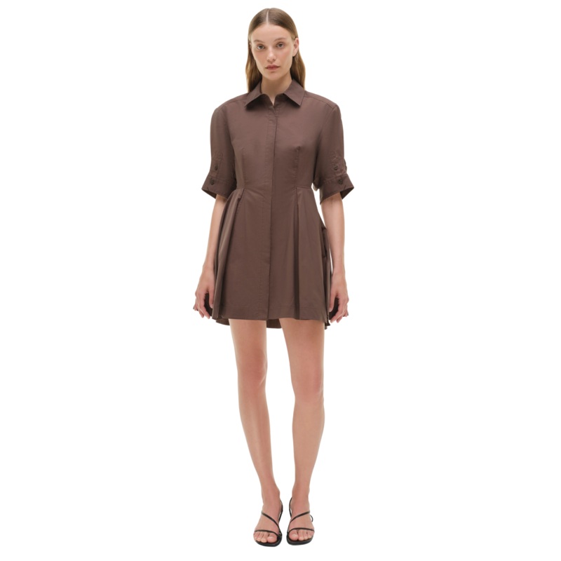 Jazzie Mini Dress, Chocolate 2