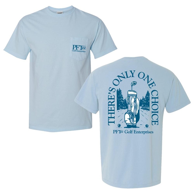 PFTee Golf Enterprises Pocket Tee Light Blue S