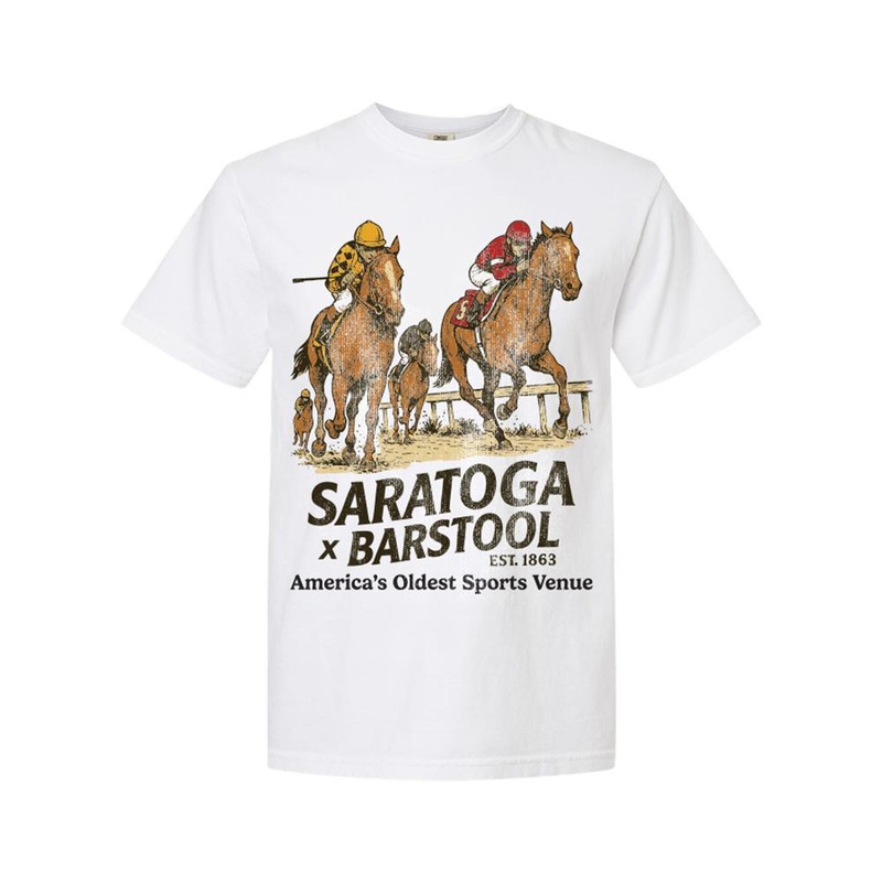 Saratoga x Barstool Sports Classic Tee White S