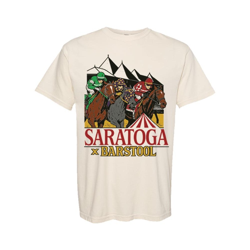 Saratoga x Barstool Sports Racing Tee Ivory S