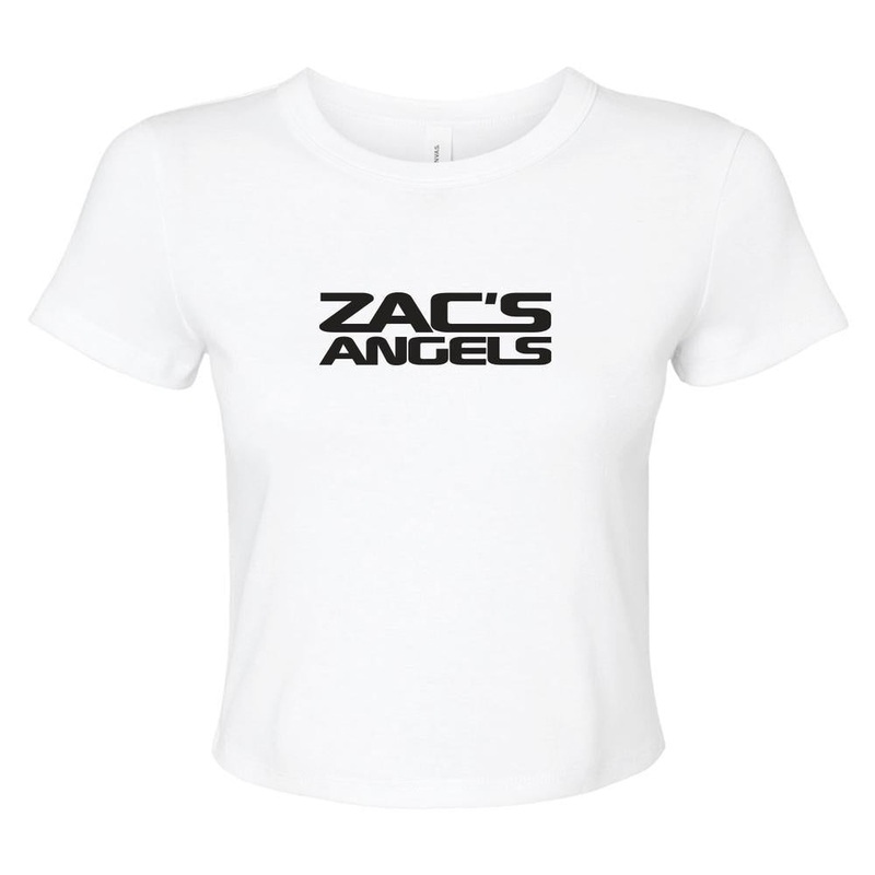 Zac’s Angels Baby Tee White XS